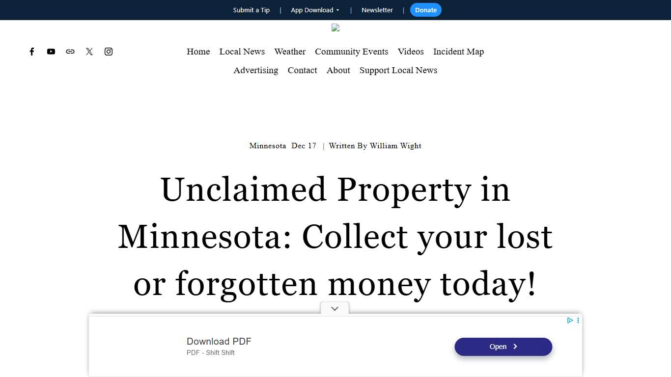 Unclaimed Property in Minnesota: Collect your lost or forgotten money today!