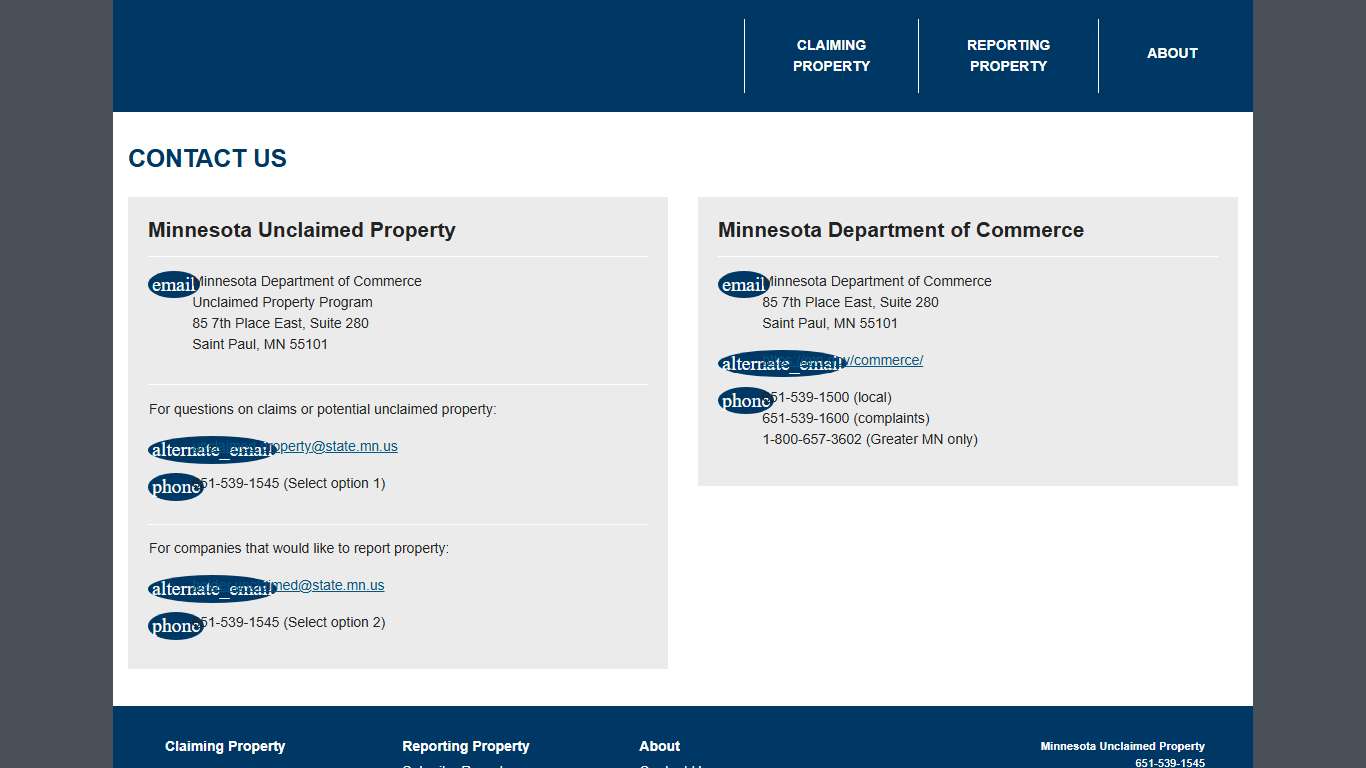 MN Unclaimed Property